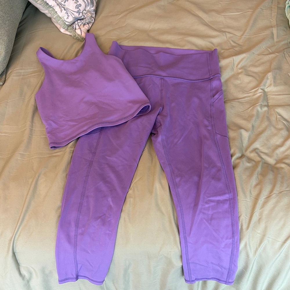 Women’s Purple Activewear Set